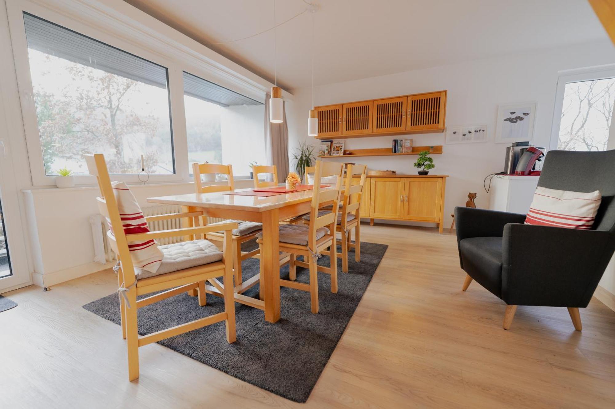 Ferienhaus Schoene Aussicht Ferienwohnung Rot Hemfurth-Edersee Luaran gambar